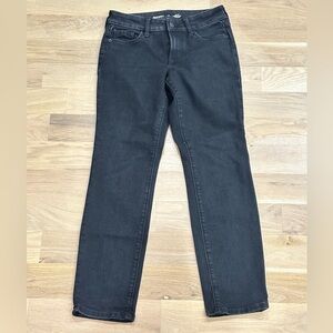 Old Navy Women's Black Power Slim Straight Jeans